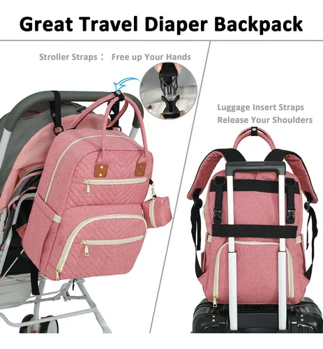 Tenot - Mochila De Panales Para Bebes Con Estacion De Cambio