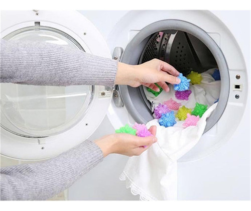 A Polka Dot Spheres For Washing Clothes In The Washing