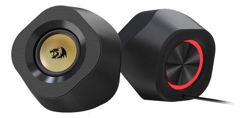 Caixa De Som Bluetooth Redragon Gs590, Preto, Rgb Cor Preto 110v/220v