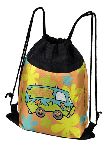 Scooby-doo Themystery Machine Mochila Cordon 17 X 13  Para