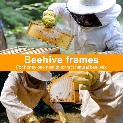 30 Hojas De Base De Cera De Abeja Con Forma De Panal De Abej