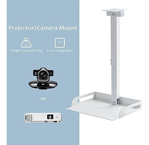 Soporte De Techo Universal Con Bandeja Para Proyector O Cáma