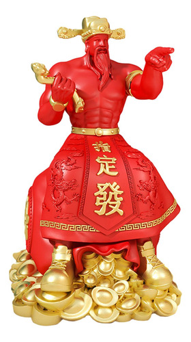 Estatua China De Cai Shen, Estatua Del Dios De , Figuras