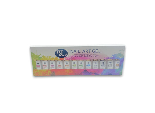 Gel  Nail Art Kit De Esmalte En Gel Uv/led 12 Colores