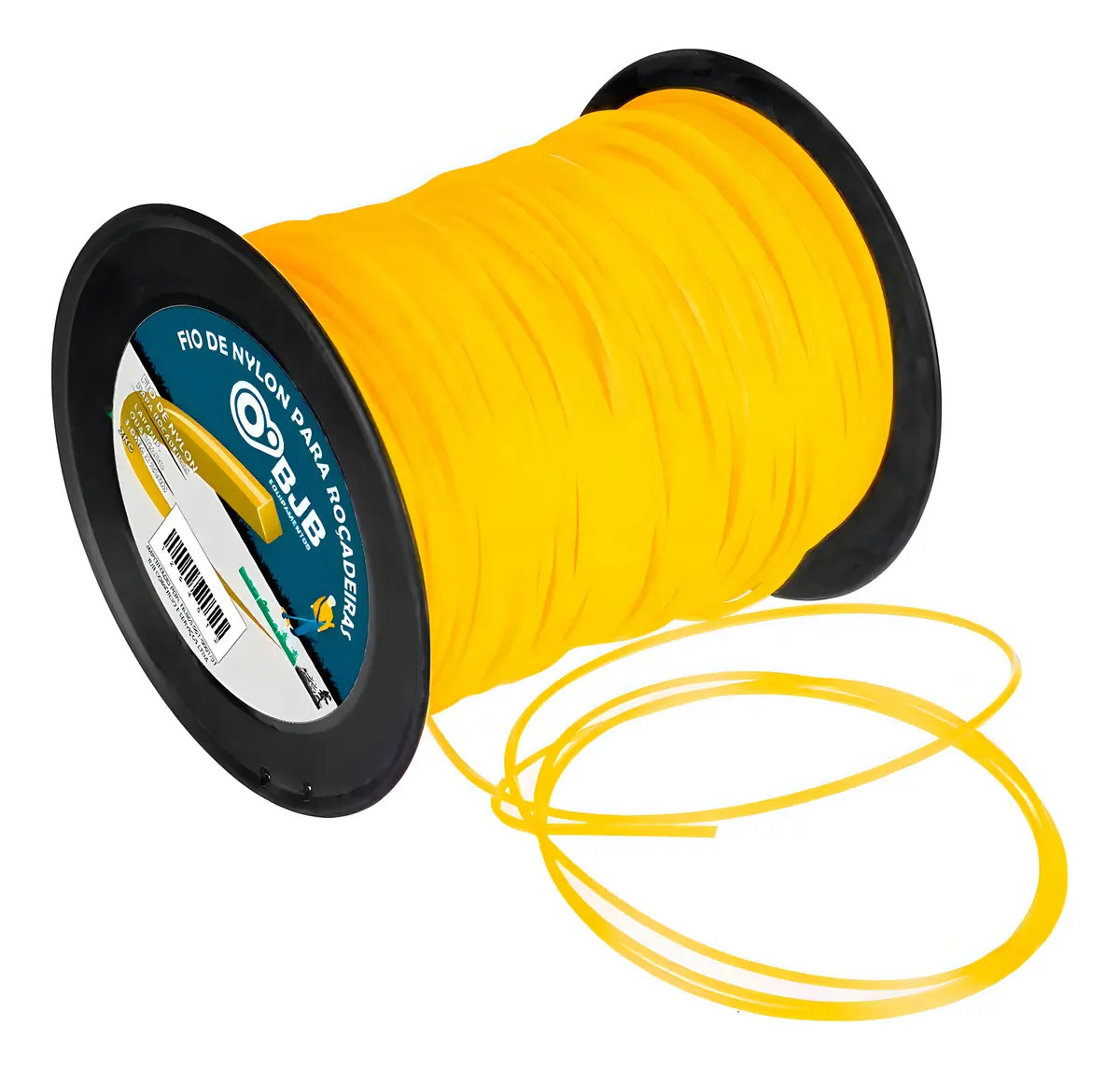 Bjb Equipamentos Fio Nylon Roçadeira 3mm 2kg Compatível Stihl, Branco, Husqvarna, Toyama, Vulcan
