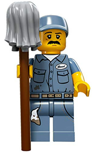 Minifigura Coleccionable Lego Serie 15 71011 - Janitor