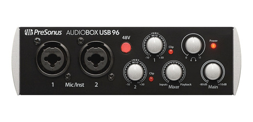 Imagen 1 de 2 de Interface de audio PreSonus AudioBox USB negra