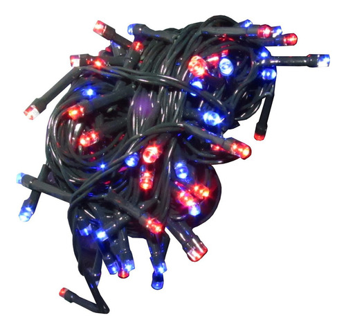 Luces Navideñas Led Rojo Azul 84 Leds 5m Se84