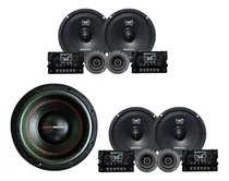Comprar 2 Sets De Medios 6.5 Pulgadas Soundstream+subwoofer 12 PuLG