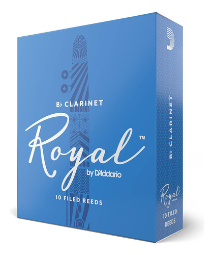 Set De 10 Cañas Rico Para Clarinete En Sib Royal 3,5