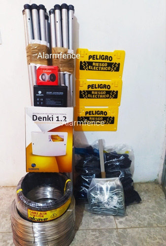 Cerco Electrico Kit 110 Mts Solo Material Listo Instalar