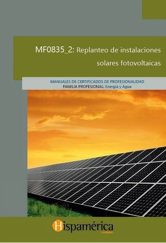 Libro Mf0835_2 Replanteo De Instalaciones Solares Fotovol...