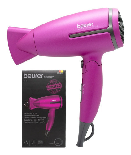 Beurer Beauty Secador De Pelo Para Viaje Compacto Hc 25