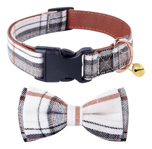 Collar De Perro Con Pajarita - Collar Ajustable Para Per...