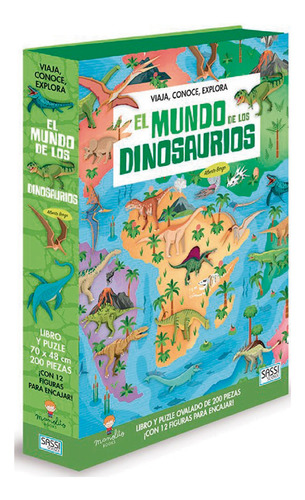 Libro Y Puzzle El Mundo De Los Dinosaurios