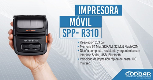 Impresora De Tickets Portatil Bixolon (Usado)
