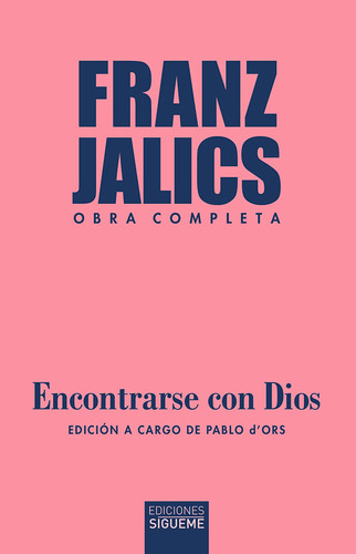 Encontrarse Con Dios - Jalics,franz