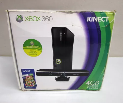 Xbox 360 bloqueado + kinect + 12 jogos em Praia Grande-Sp