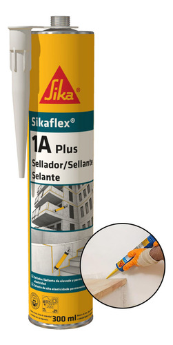 Adesivo Selante Elastico Sikaflex 1a Plus Cinza 300ml Sika