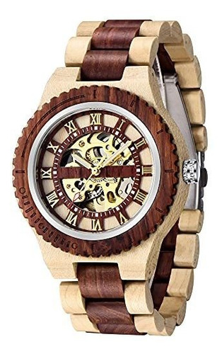 Reloj De Ra Para Hom Relojes Mecánicos De Madera Para Hombre