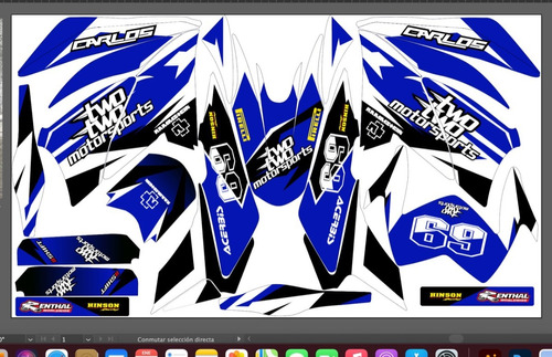 Stickers Para Moto Yamaha R3 Negra Mod-210