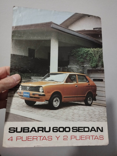 Folleto Subaru Impreso Original De Època