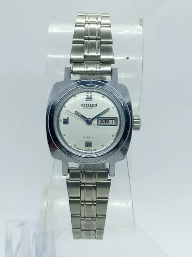 Reloj citizen automático 21 jewels plateado hotsell