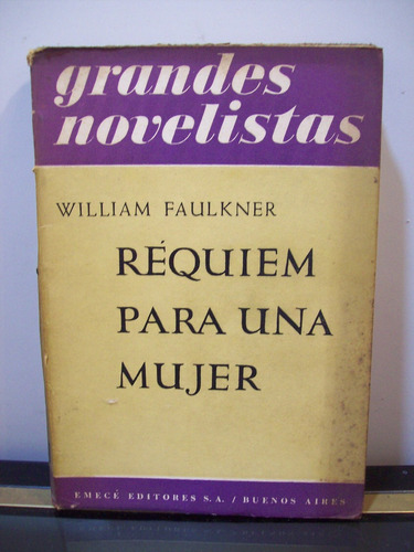 Adp Requiem Para Una Mujer William Faulkner / Ed. Emece