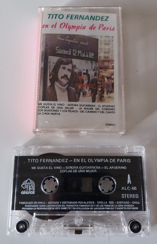 Cassette - Tito Fernandez - En El Olympia De Paris - Alerce