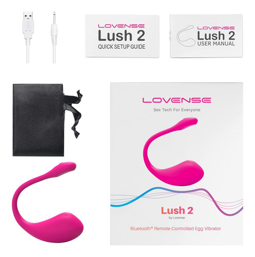 Lush 2.0 Lovense Vibrador Con App Móvil Interactivo