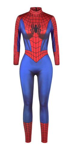 Spider Man - Clasico Traje Zentai Disfraz Cosplay Mujer