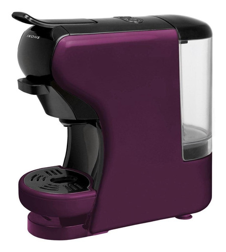 Cafetera Kanji KJH-CM1500MC01 automática violeta para expreso y cápsulas monodosis 220V