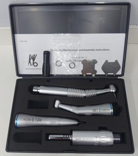 Kit Acadêmico Kavo Led + Contra Baixa+ Micromotor+ Peça Reta