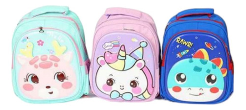 Mochila Escolar Infantil 4 Diseños