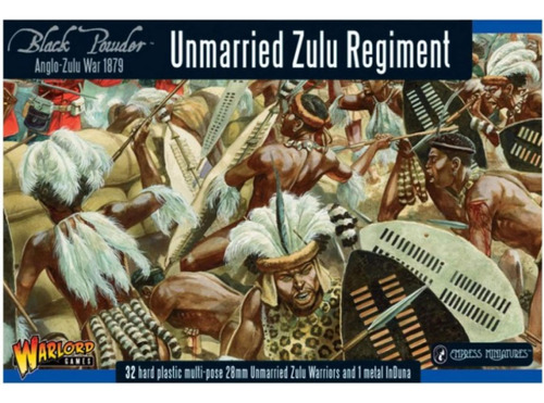 Warlord Black Powder Guerra Anglo-zulú Soltero Zulu Impi Mes