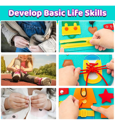 Tablero Sensorial Juego De Viaje Para Avión De Niños Ños Jue