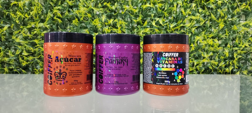 Kit Cronograma Capilar Para Loiras Coiffer 3 Unidades