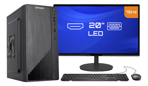 Computador Completo Fácil Intel Core I5 3ª 8gb Ssd 960gb