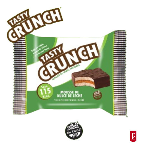 Alfajor De Arroz Tasty Crunch Ddl Ó Limón - Sin Tacc X 24u.