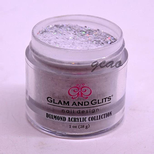 Glam Glits - Polvo Acr&iacute;lico (1 Onza), Plata De Ley