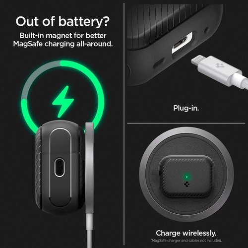 Imagen 3 de 8 de Funda Spigen Mag Armor Mag Fit AirPods Pro 2 Gen 2022