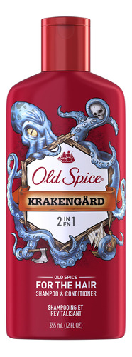 Old Spice Krakengard 2 En 1 Champú Y Acondicionador Para H.