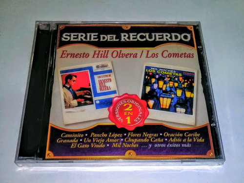 Ernesto Hill Olvera & Los Cometas Cd Serie Del Recuerdo 2016