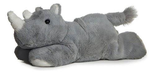 Peluche Rinoceronte bebé Ringo Aurora  Mini Flopsie gris claro