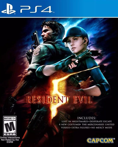 Resident Evil 5 Hd Ps4 Fisico Sellado Original Ade