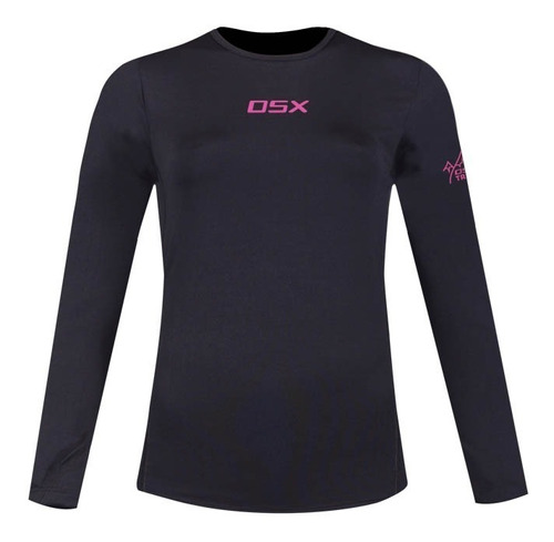 Remera Frizada Manga Larga Osx Df Mujer Running -full Salas