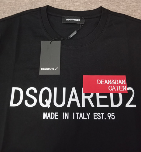 Playera De Hombre Dsquared2 Negra