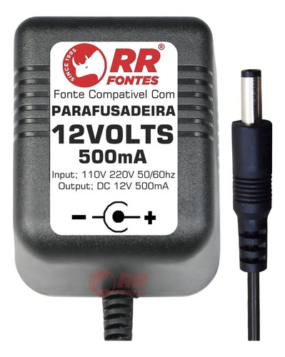 Fonte Carregador Dc 12v Pra Parafusadeira Skil 2511 E 2255