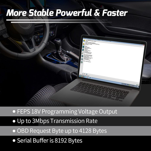 Adaptador Usb Obd2 Vlinker Fs Cambio Automático Hs/msc...