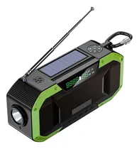 Comprar Lampara Recargable Linterna Radio Cargador Solar Manivela